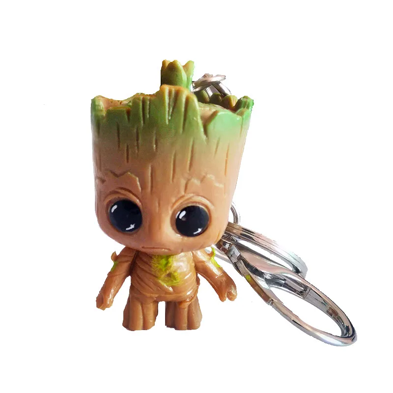 Groot брелок Фигура Мстителей кулон милый брелок для ключей автомобиля Брелки marvel модные ювелирные изделия подарок для мужчин wo мужчин детей