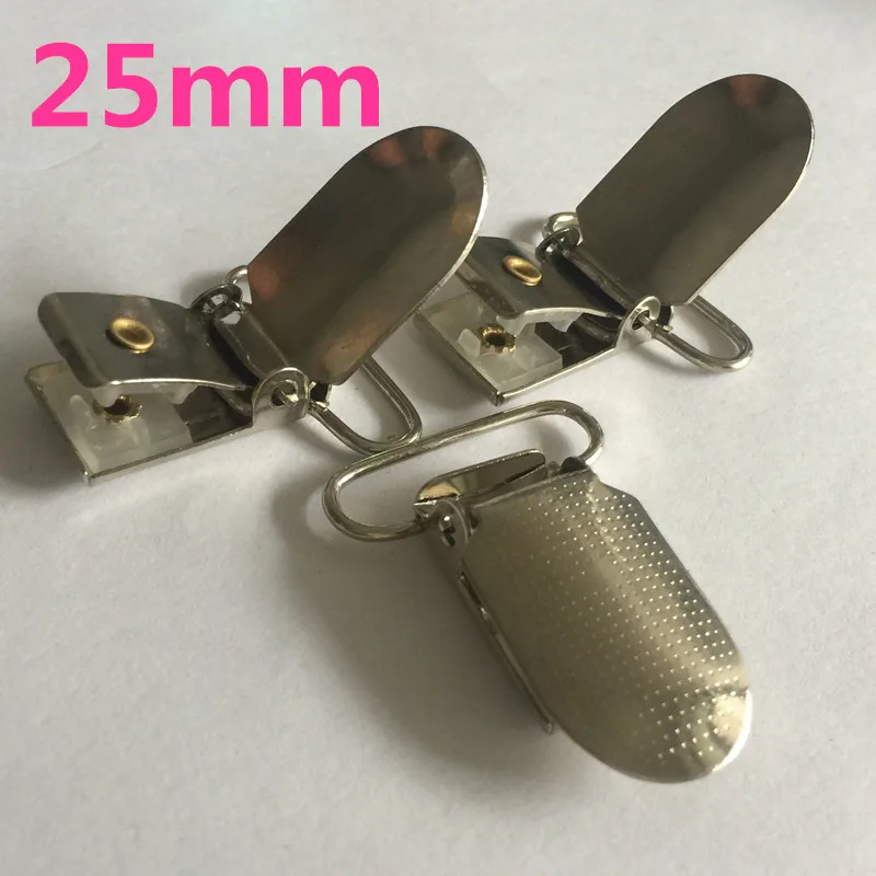 50pcs Lead Free Metal Pacifier Paci Suspensorio Suspender Clips Holders Clip Holder Cloth