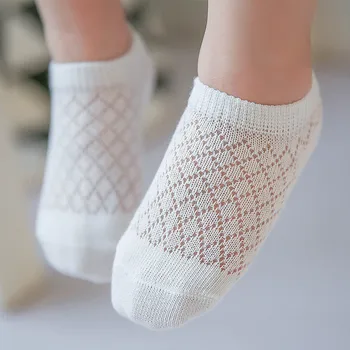 

1-12T Children's Socks Summer Boys Girls Cotton Thin Breathable Socks Baby Mesh Sock Candy Soft For Newborn Toddlers Kids Socks