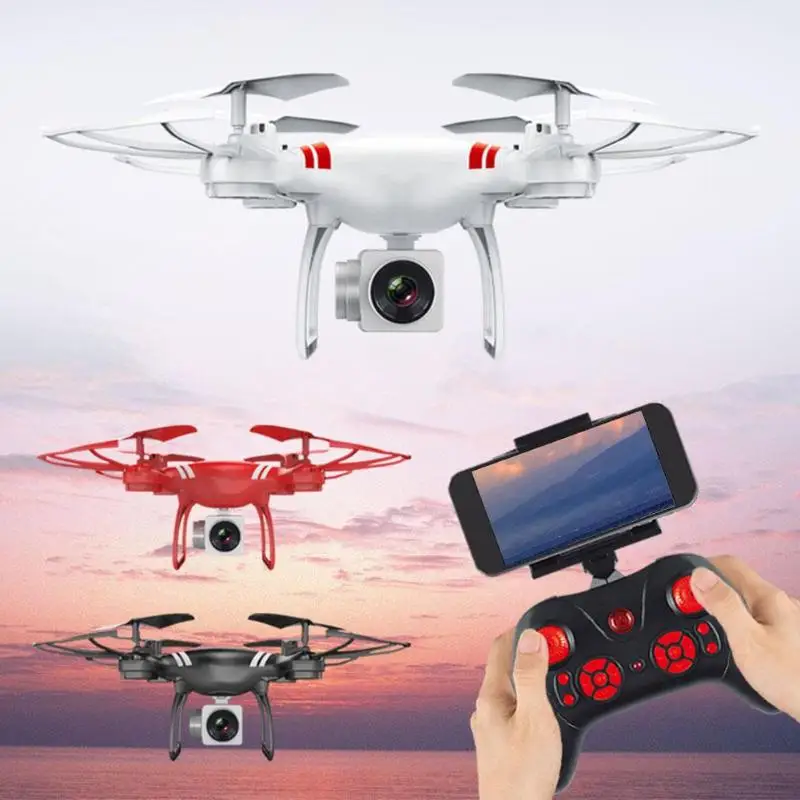 

New HD Camera Drone WIFI FPV Live Quadcopter Smart Altitude Hold Hover 3D Rolling RC Helicopter 2.4G 6 Axis Drone