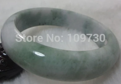 

Free Shipping 001508 59mm Beautiful "A" Natural Jadeite Fine Stone Gems Bracelet Bangle ()