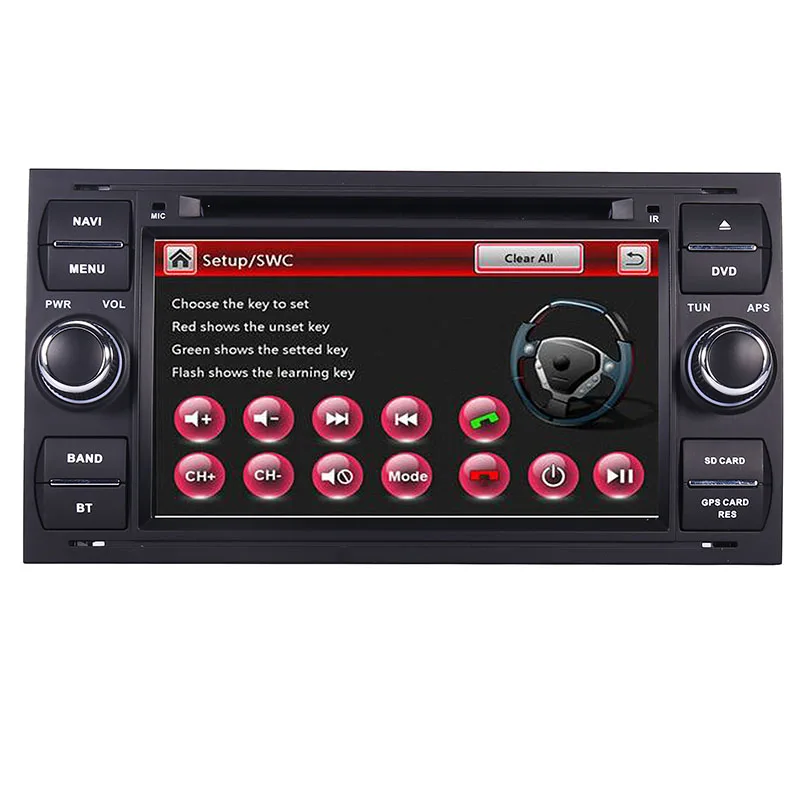 Perfect In Stock Two Din 7 Inch Car DVD Player For Ford Focus Transit Kuga With 3 GPS Navigation Radio Bluetooth Steering Wheel Control 3 Perfect In Stock Two Din 7 Inch Car DVD Player For Ford Focus Transit Kuga With 3 GPS Navigation Radio Bluetooth Steering Wheel Control 3