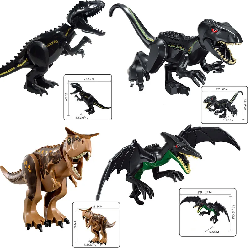 

Jurassic World 2 Park Pterosaur 4 kinds of dinosaur children's model building blocks toys compatible with brand toys