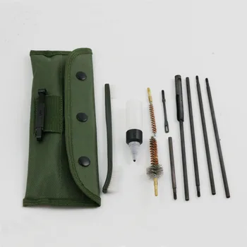 

.22 22LR .223 556 Hunting Rifle Gun Cleaning Kit Set Cleaning Rod Nylon Brush