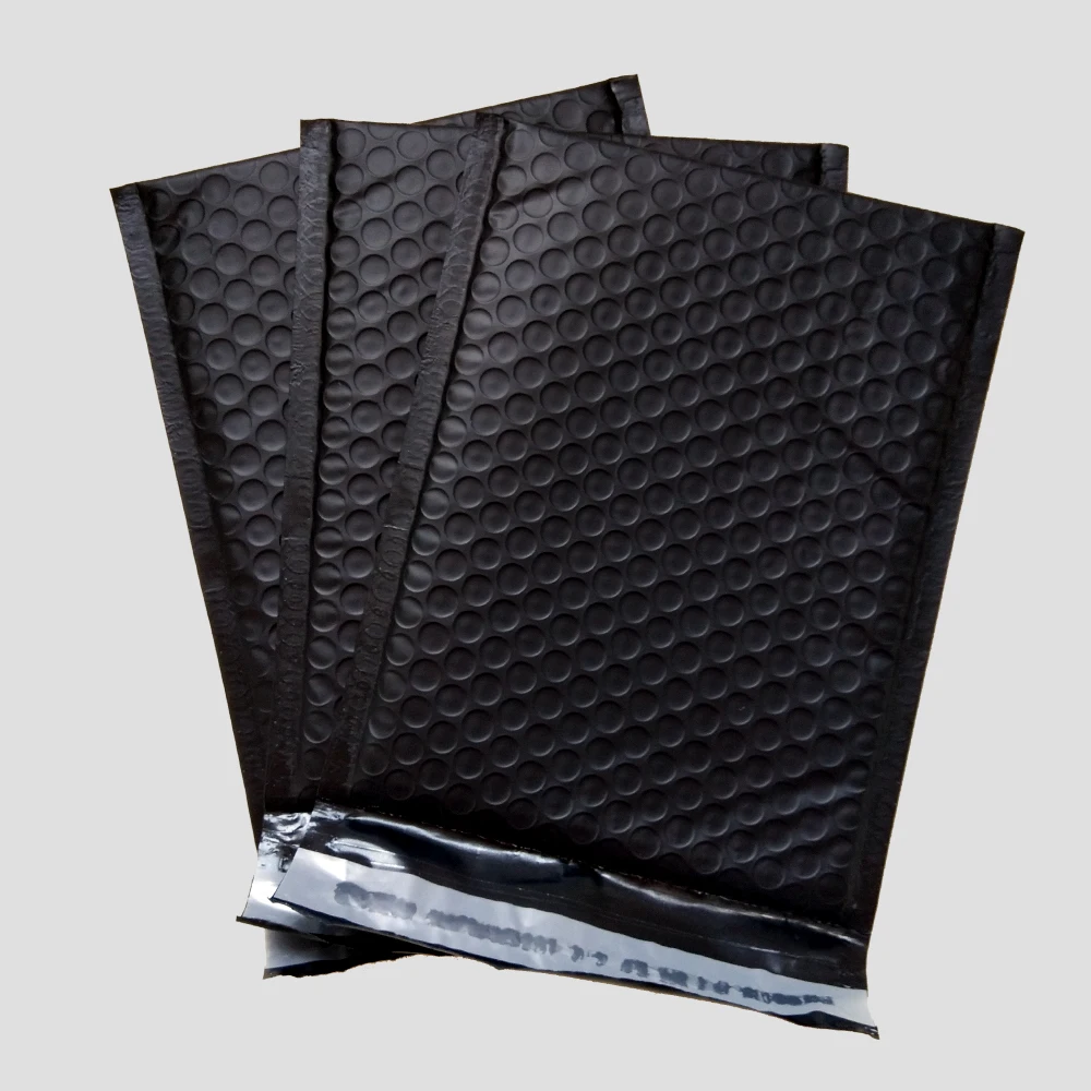

50Pcs 180x230x40mm Poly Bubble MailingMailer Shipping Padded Envelopes Bags Thicken Black Color Shockproof CourierBubble Pouches