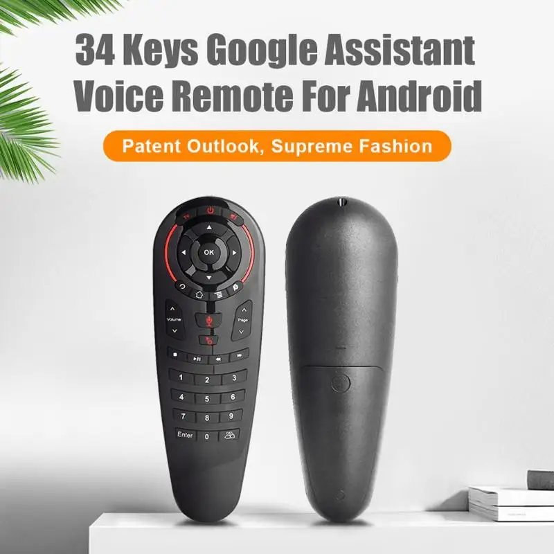 

G30 Fly Air Mouse Voice Remote Control 2.4G Wireless 18 Keys Keyboard for TV Box Russian English IR Learning