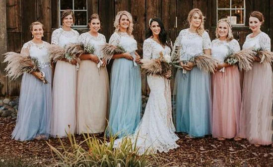 bridesmaid separates mix match