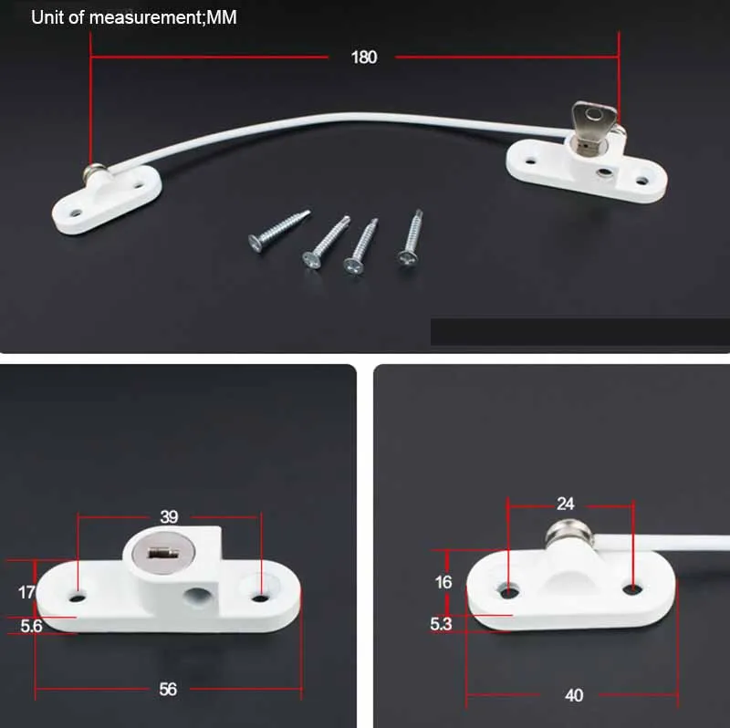 Дети окна замок младенцев оконный ограничитель жалюзи на окна замок утолщенный провод из нержавеющей стали замок оконной ручки Оборудование безопасности