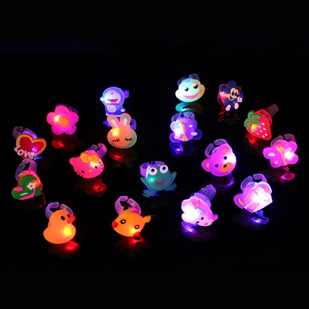 Светящиеся Кольца звезды светятся в темноте для детей 5 шт./компл. новые детские