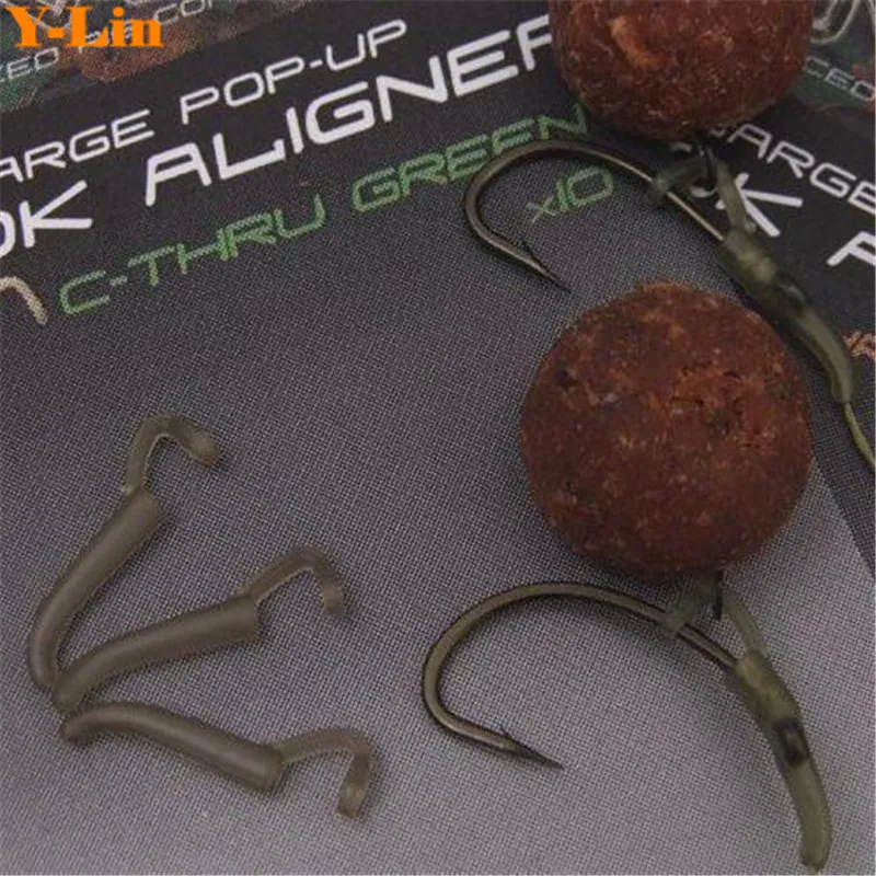 Pop Ups nella pesca alla carpa - 10pcs Carp Fishing Pop Up Hook Aligners Carp Bream Tench Coarse Fishing Hair Rig Making Hook