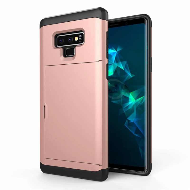 Для samsung Galaxy S8 S9 S10 Plus Lite Note 8 9 чехол с отделениями для карт для iPhone 6 6S 7 8 Plus X XS чехол для MAX XR