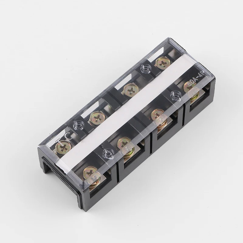 TC604 высоковольтный 4 битный/60A фиксированный клеммный блок огнестойкий|Клеммные