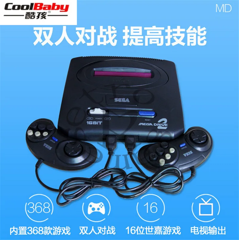 Supprot PAL Системы sega MD2 MD3 Игровые приставки 16 бит классический Ручные игры megadrive 3 ТВ