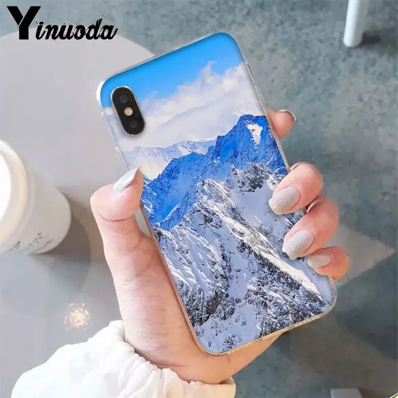 Yinuoda зимние снежные горы Sceneary Новинка чехол для телефона Fundas Крышка для iPhone 6S, 6 plus, 7, 7 plus, 8, 8 Plus, X Xs Макс 5 5S XR - Цвет: A12