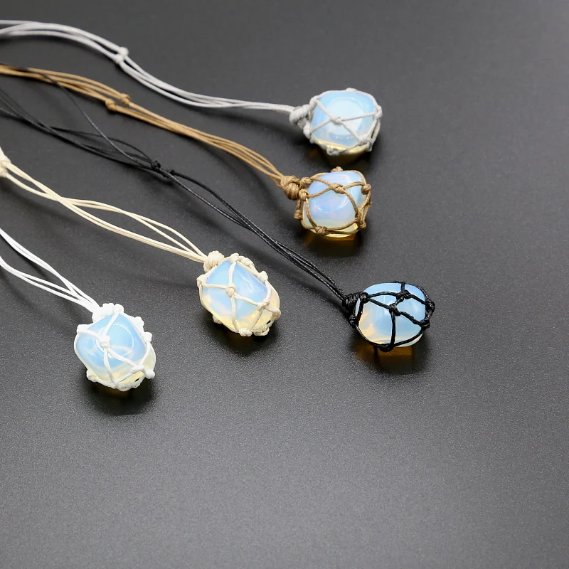 Ожерелье из натурального камня для мужчин и женщин|crystal pendant|necklace jewelryfashion jewelry |