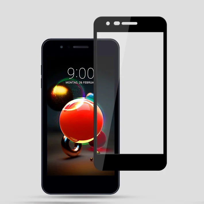 25 Pcs/Lot Full Coverage 2.5D 9H Hardness Tempered Glass Protective Films For LG K8 2018/K10 2018 Screen Protectors Wholesale | Мобильные