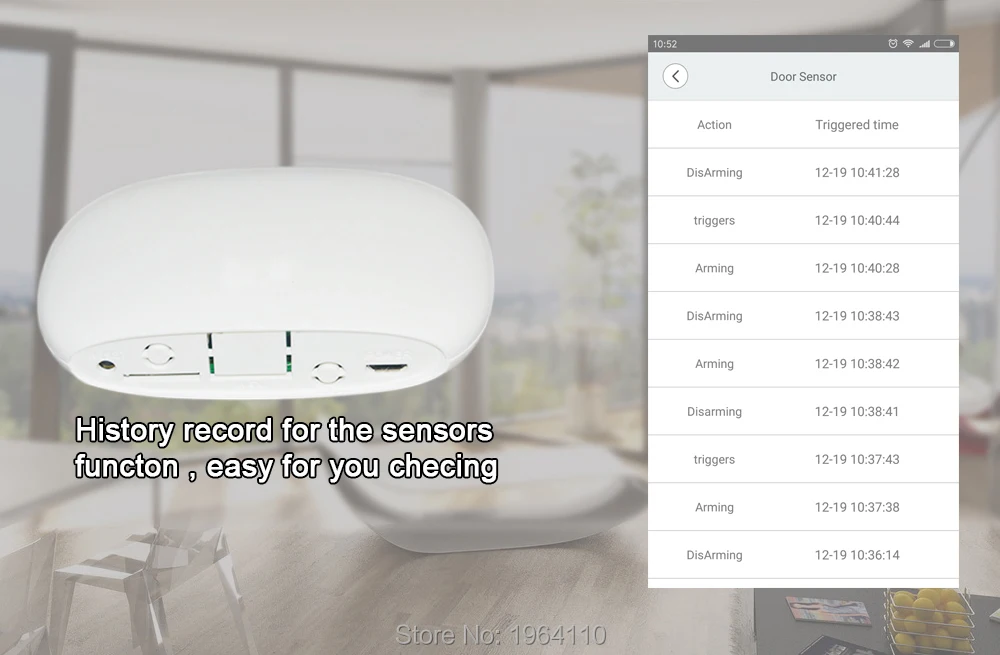 Super Mini WIFI Home Security Alarm System DIY Kit IOSAndroid Smart Phone App PIR Main Panel DoorWindow Sensor Burglar Alarm_F3