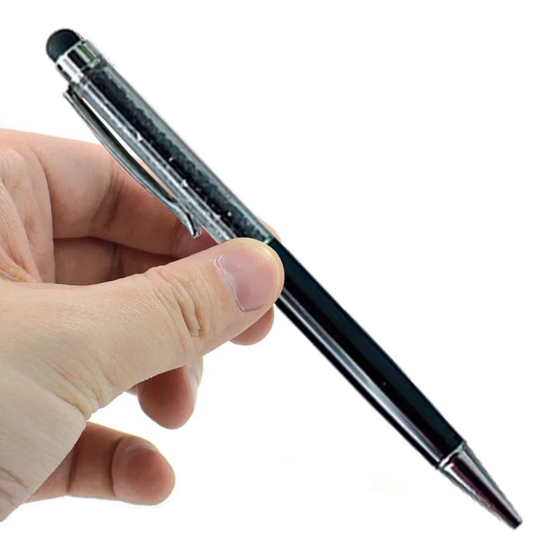 

1 Pcs Stylus Pen Touch Pen for Tablets Cellphones for Xiaomi, 2 in 1 Creative Crystal Diamond Writting Ballpoint Pen