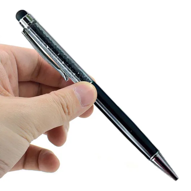 Best Price 1 Pcs Stylus Pen Touch Pen for Tablets Cellphones for Xiaomi,  2 in 1 Creative Crystal Diamond Writting Ballpoint Pen