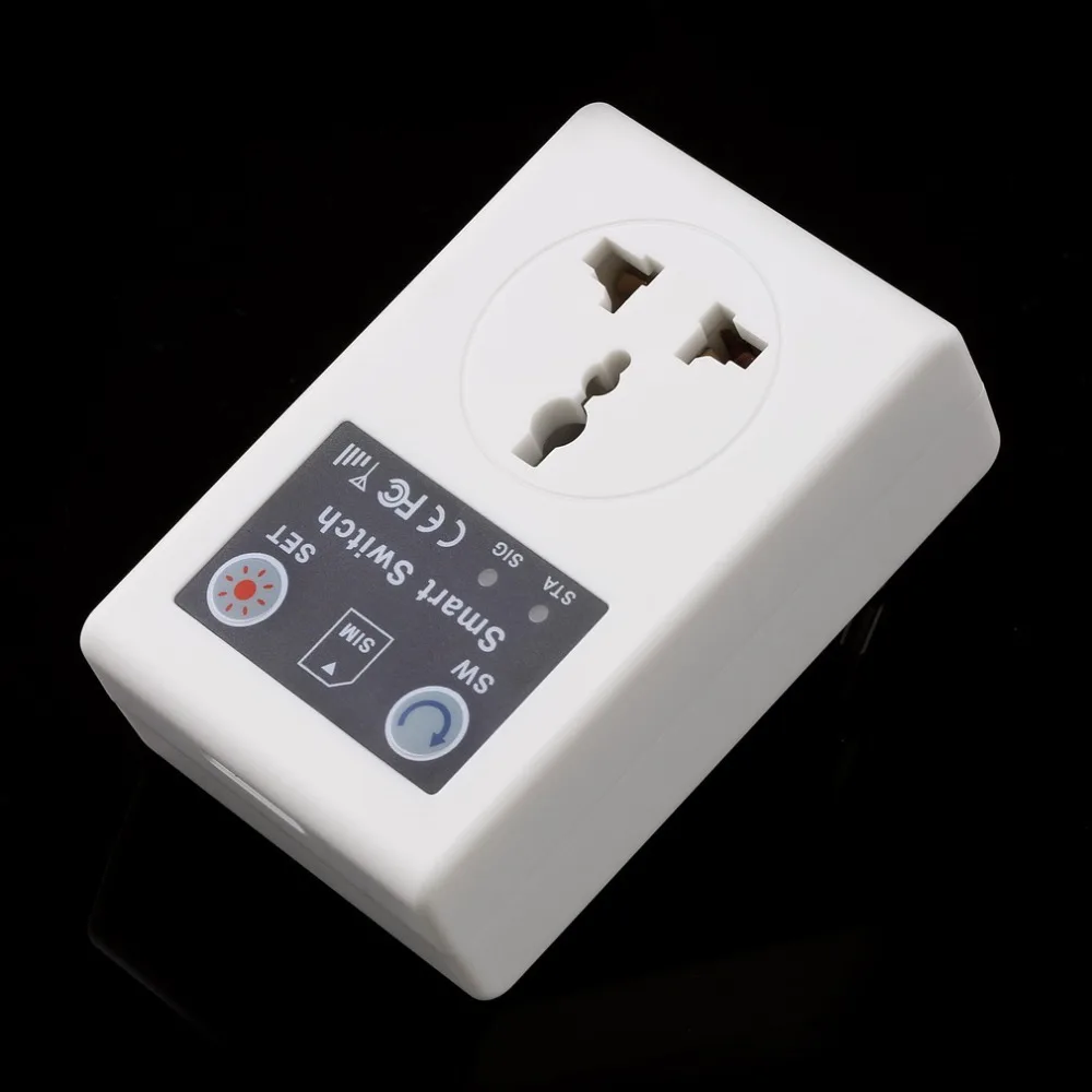 Wholesale RC Remote Control smart Socket UK/EU plug Cellphone Phone PDA GSM Power Smart Switch dropshipping