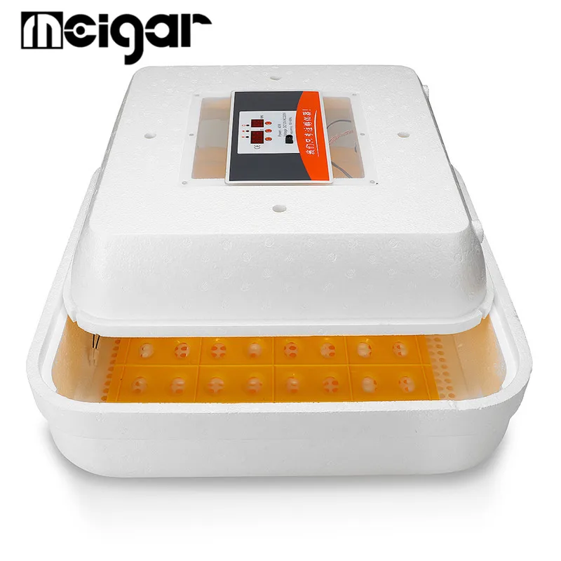 

55 Eggs Incubator Brooder Fully Automatic Eggs Hatcher Machine LED Turner Chicken Duck Farm Animals Breeding Tools Accessories
