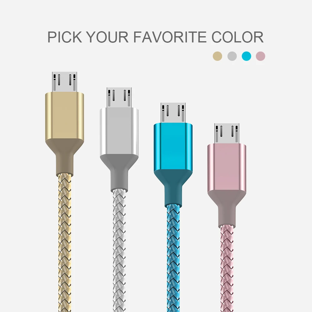 Fast Charging Data Sync Micro USB Cable 1M 2M 3M Nylon Braided Android Phone Charger Kable for Xiaomi Redmi Note 5 6 Pro Huawei Fast Charging Data Sync Micro USB Cable 1M 2M 3M Nylon Braided Android Phone Charger Kable for Xiaomi Redmi Note 5 6 Pro Huawei