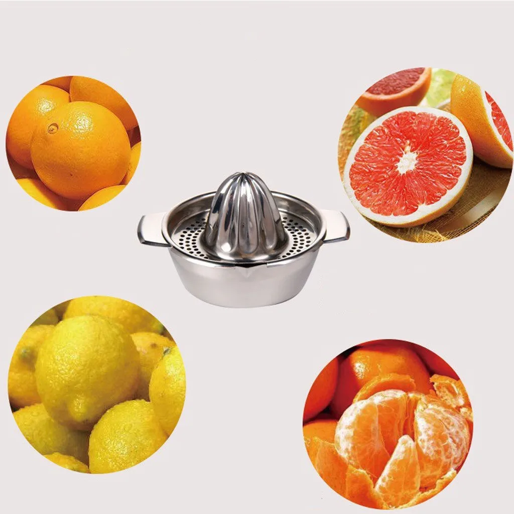 Mini Juicer Handhold Orange Lemon Juice Maker Stainless Steel Manual Squeezer Press Squeezer Citrus Juicer Mini Home Kitchen