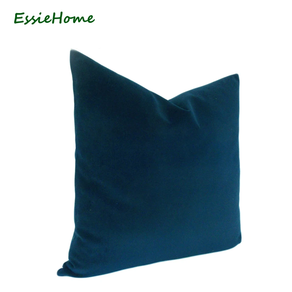 Essie Home Luxury Navy Blue Dark Midnight Cushion Cover Dark Blue Midnight Cushion Cover