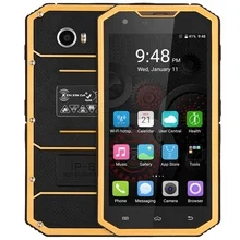 Original Ken Xin Da W7 IP68 5.0” Corning Gorilla Glass Quad Core 1GB+16GB Waterproof Dustproof 4G Android Mobile Phone GPS 8MP