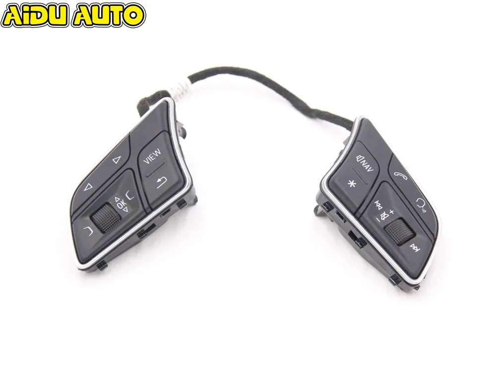 

For Audi A4 B9 S3 RS3 8V liquid Crystal Virtual Cluster MFL multi function Steering wheel buttons swith 8W0 951 523 F