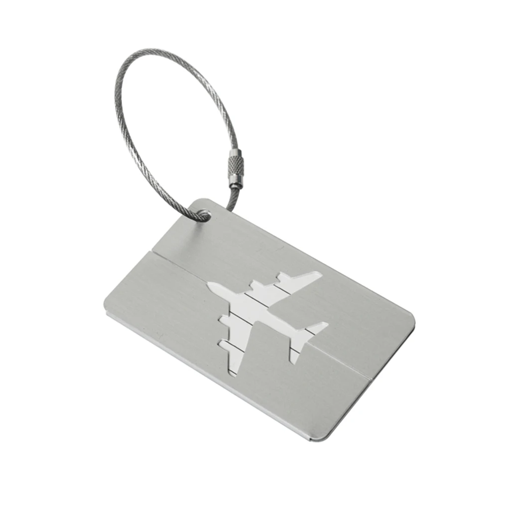 Fashion Metal Travel Luggage Tags Baggage Name Tags Suitcase Address Label Holder Aluminium Alloy Luggage Tag Travel Accessories