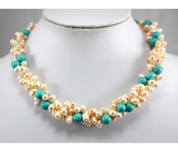 

Women Gift Freshwater Jewelry Natural Baroque Noble! Gunuine Fresh Water Pink Pearl fashion Jewelry necklace