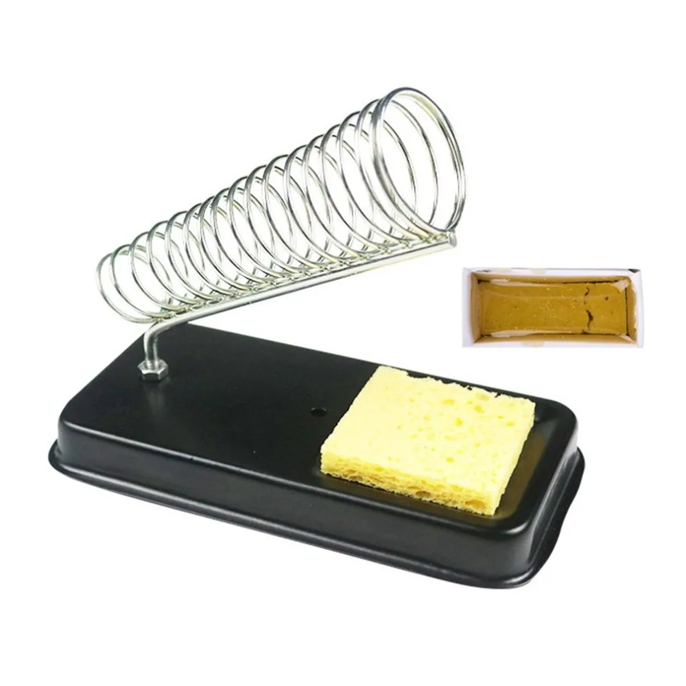 

All-metal Spring Multi-functional Electric Soldering Iron Station Soldering Stand with Soldering Solid Colophony and Sponge