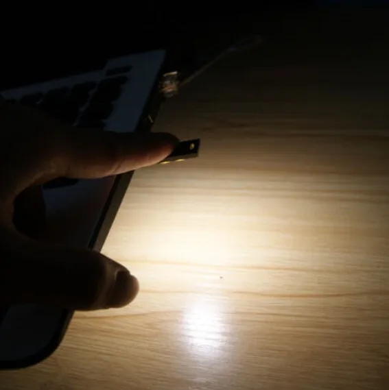 Портативный мини USB сенсорный выключатель 6 светодиодный светильник smd Плавная затемнение USB ночник с USB удлинительным кабелем