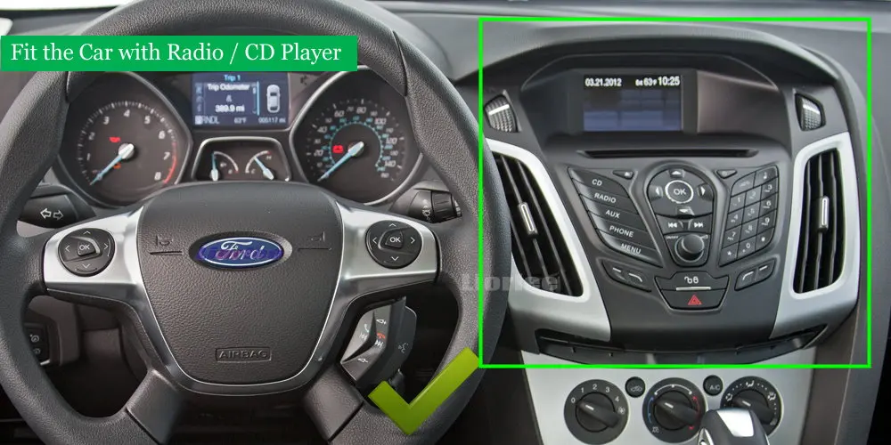 Excellent Car Radio DVD Player GPS Navigation For Ford Focus 2012~2014 Android HD Displayer System Audio Video Stereo In Dash Head Unit 3