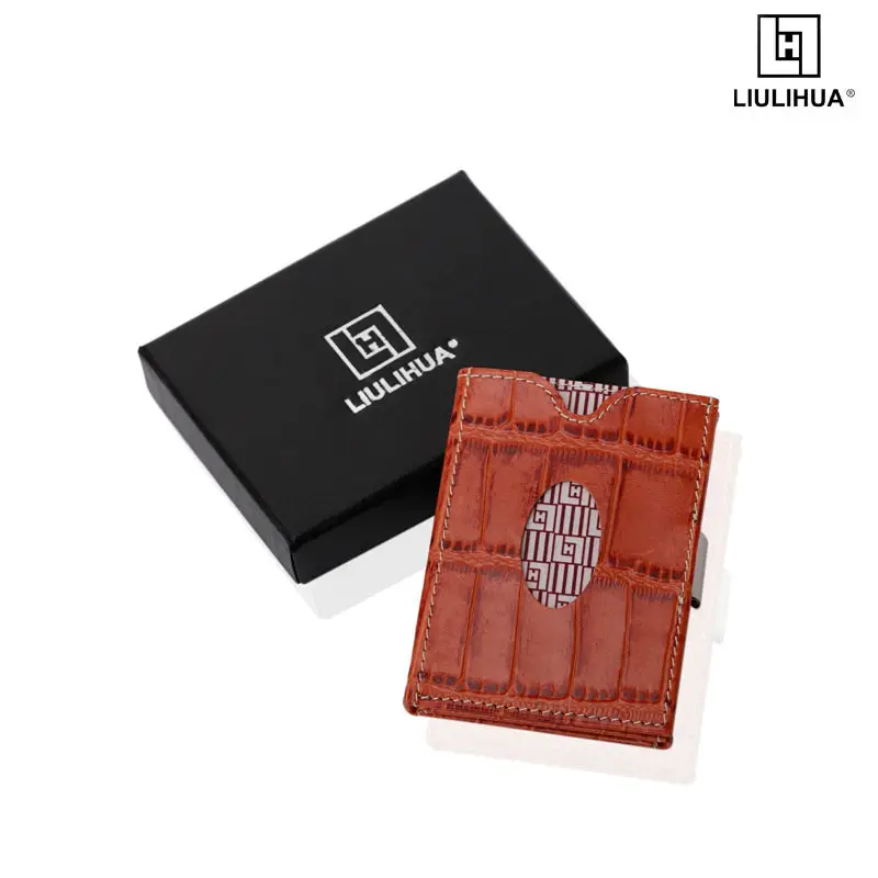 ultra-thin-leather-men's-tri-fold-wallet-retro-unique-crocodile-embossed-wallet-men's-rfid-shielding-wallet-credit-card-bag