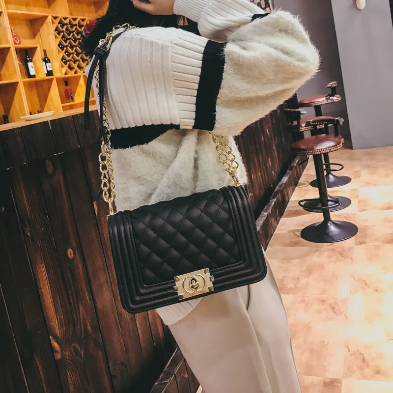 

YIQIN BERYL Bags For Women Designer Diamond Lattice Shoulder Bag 2019 Simple Solid Style Bags Chin Luxury Shoulder Bags