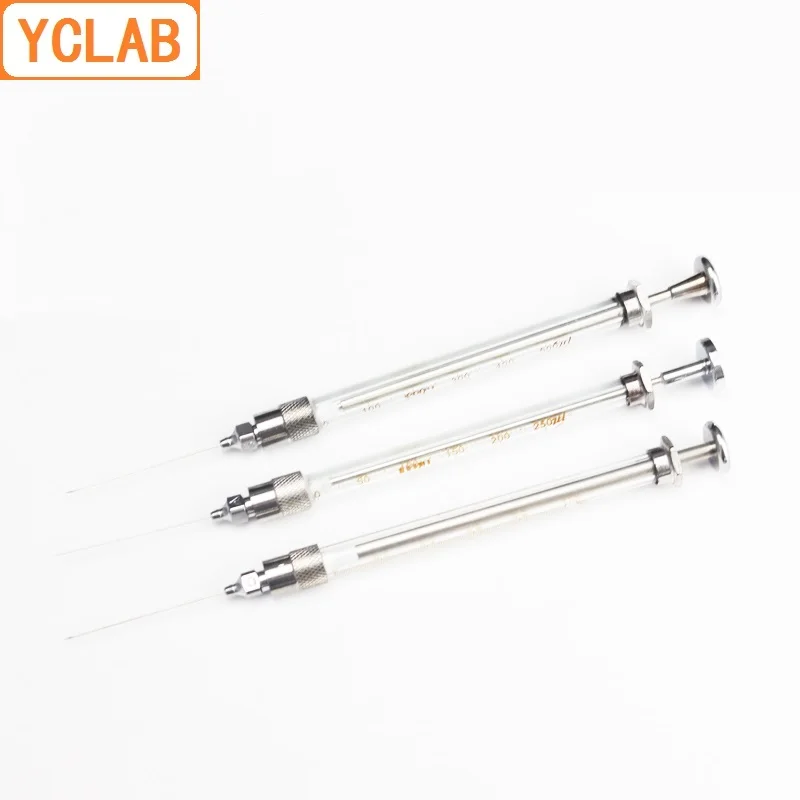 Микро инжектор YCLAB 25/50/100/250/500/1000/10000uL со сменной фиксирующей головкой лабораторное