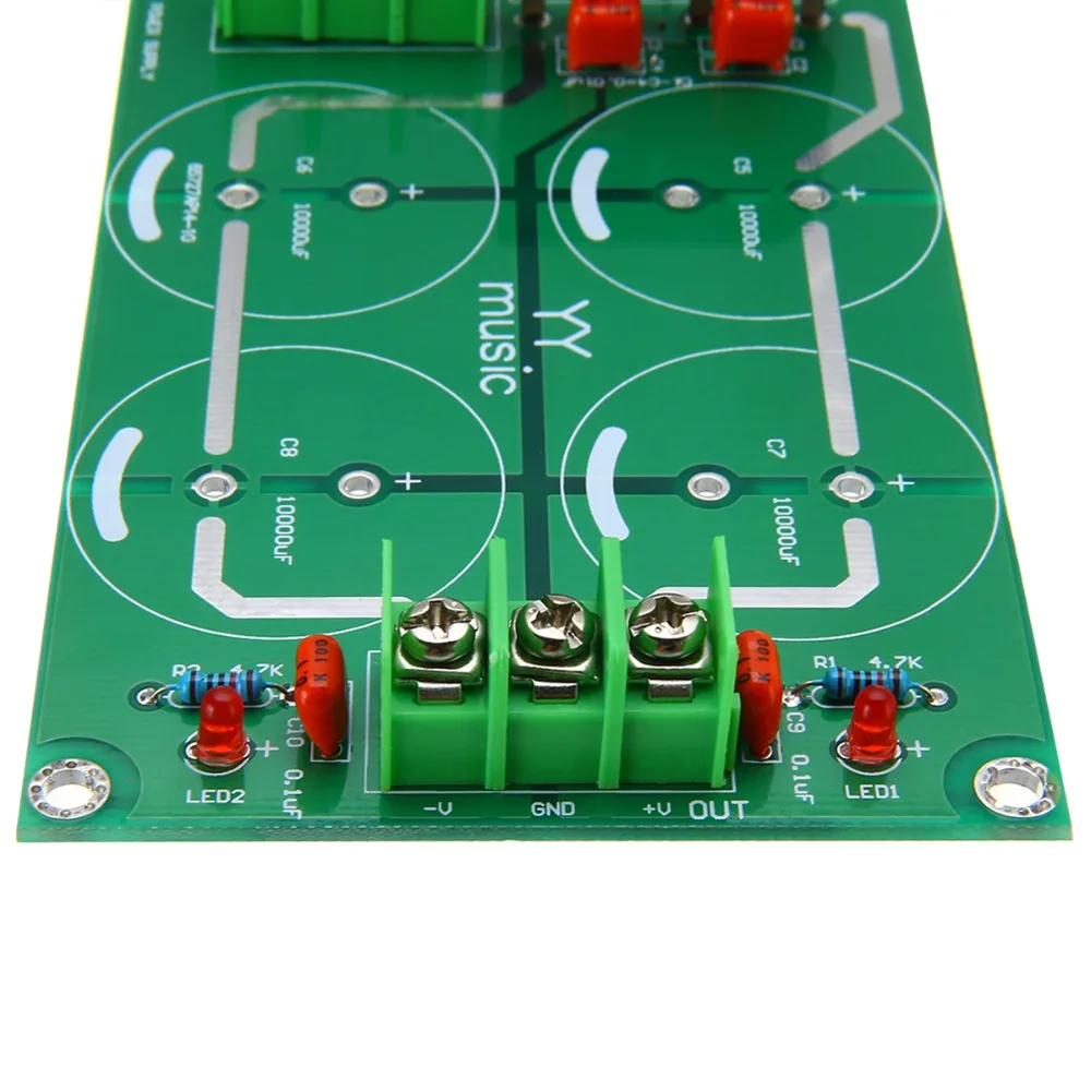 25A Audio Rectifier Filter Dual Power Supply Board Fr TDA8920 LM3886 TDA7293 Amp