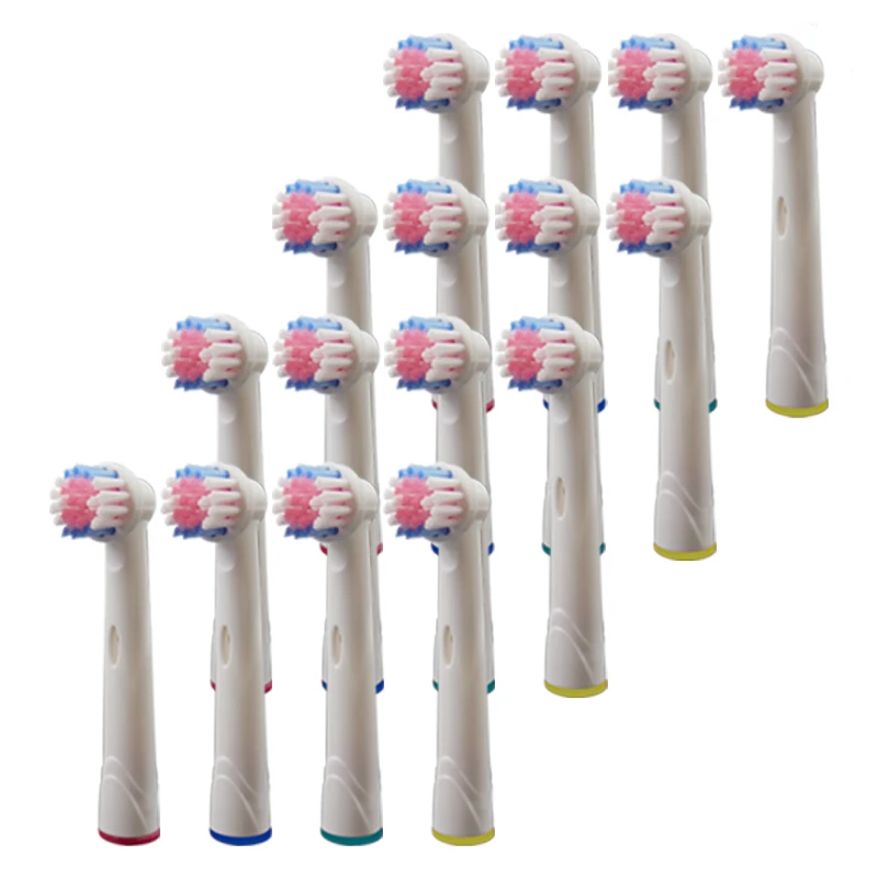

16PCS Replacement Electric ToothBrush Heads For Oral B Vitality Sensitive Clean Pro Health Oral Hygiene Brush Head White Clean