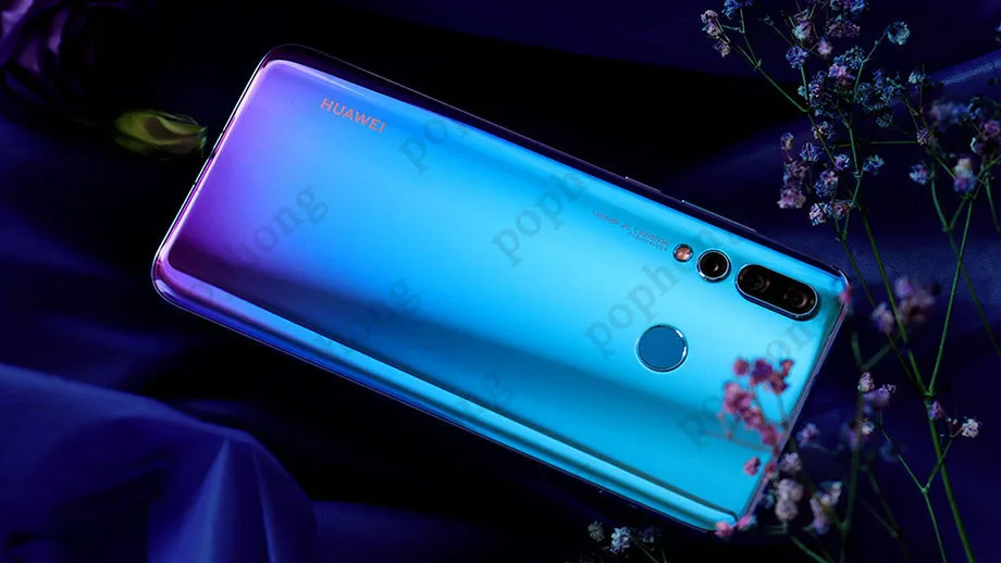 HUAWEI NOVA 4 LTE сотовый телефон 6,4 дюймов 6 ГБ 128 ГБ Kirin 970 Восьмиядерный Android 9,0 отпечатков пальцев 4* камеры