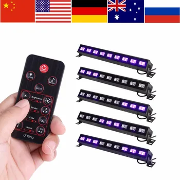 

1PC LED Stage Light Bar 9w 3Pcs LED DJ Wash Lighting for Disco DJ KTV Club Party 220-240V LED DMX Luces Discoteca Party Lights
