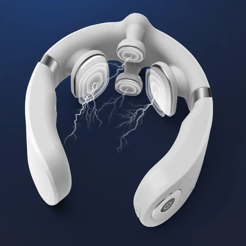 US $120.34 Electric Neck Massager Home Office Car MultiFunction Smart Remote Portable Control Cervical Neck Guard