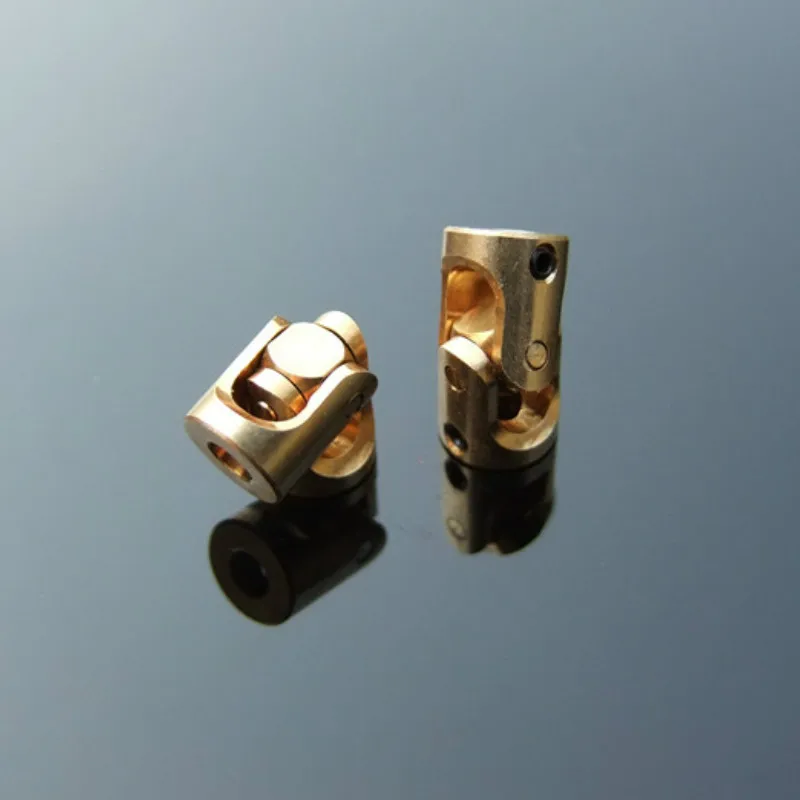 4PCS Brass Joint 3 3mm Micro Copper Cardan Universal Joint Shaft