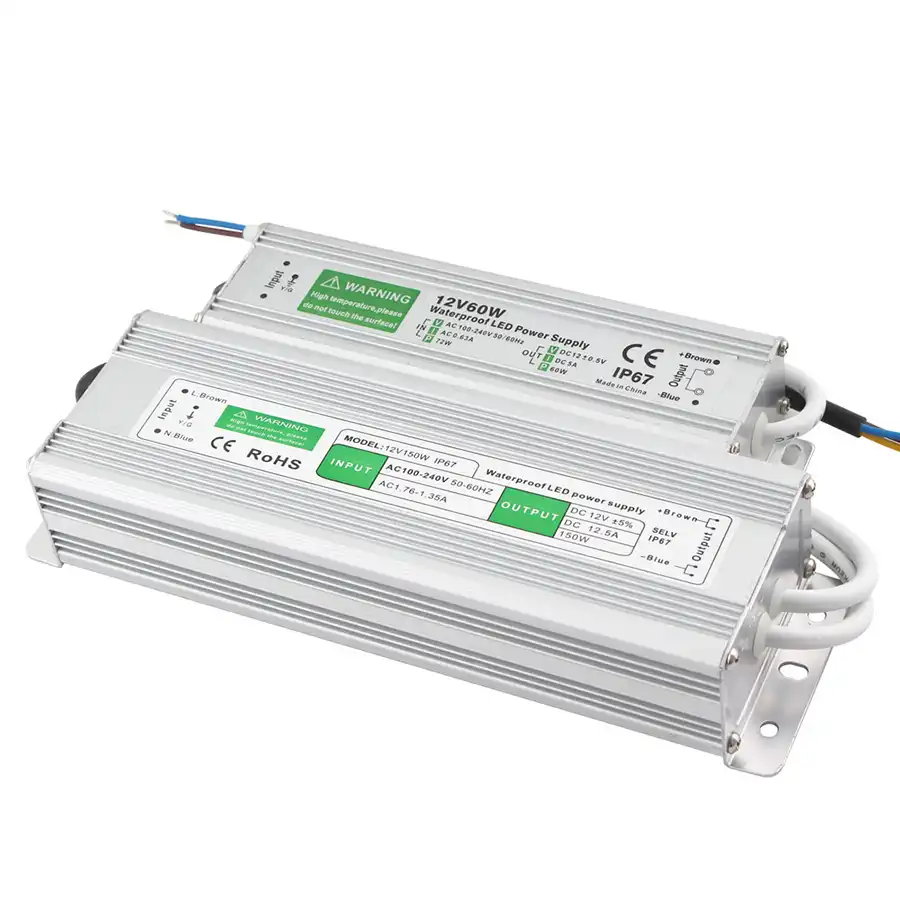 30W Slim LED Driver Power Supply 24V Waterproof IP67