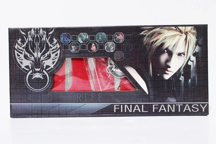 8 шт./компл. игры тапочки в виде персонажа аниме «Final Fantasy» Книги об оружии металлический меч Косплэй модель Matel мечи