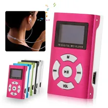 USB мини MP3 плеер с ЖК-экраном Поддержка Micro SD TF карта стильный дизайн Спорт компактный несколько цветов