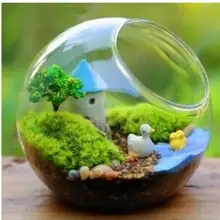 Шар стеклянная ваза для цветов микро пейзаж DIY Террариум подсвечник в форме бутылки для домашнего офиса