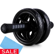 Без шума брюшное колесо Ab ролик с ковриком для тренажерного зала упражнений тренажеры