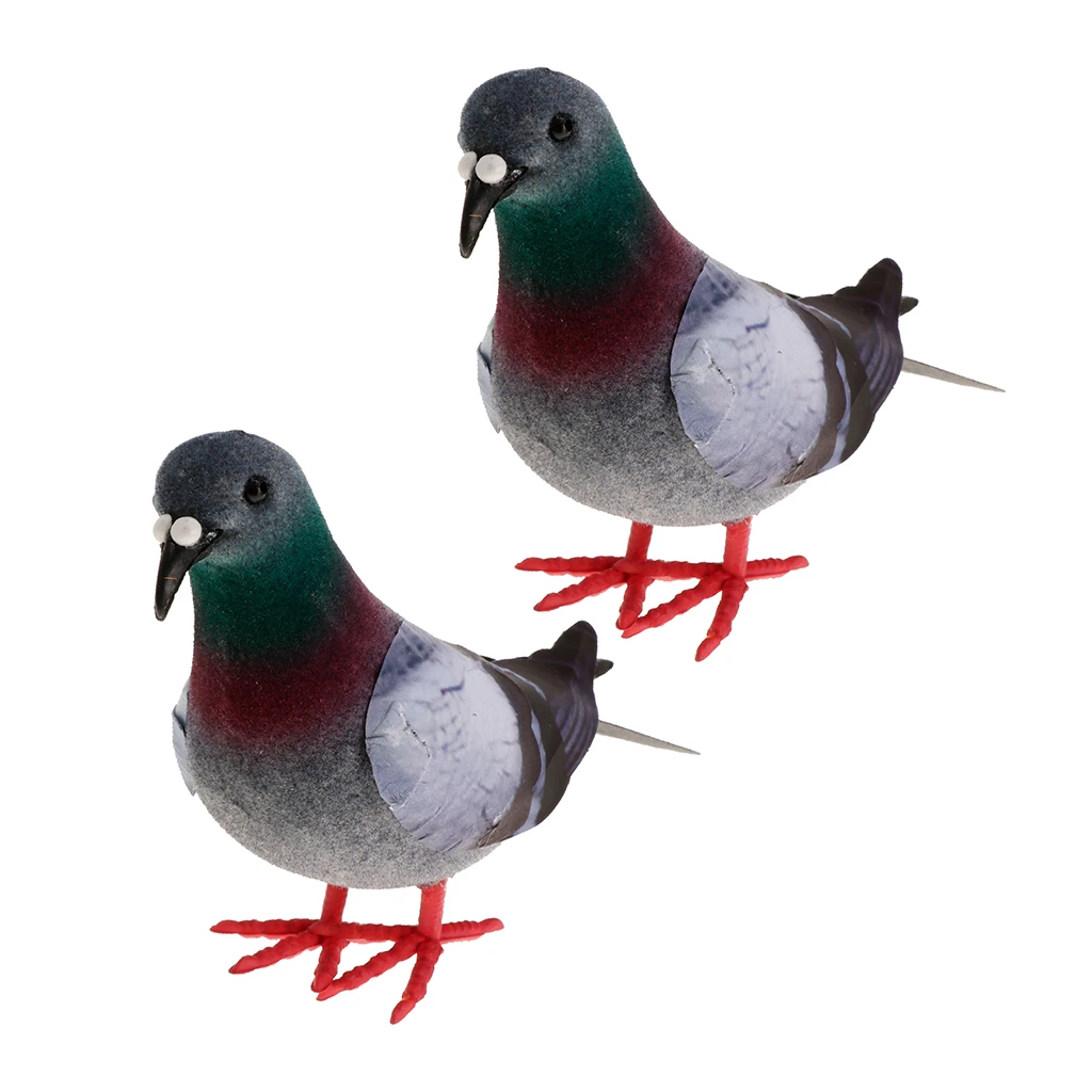 Jardin Extérieur Ornement Simulation pigeon artificiel Imitation Oiseau Décoration